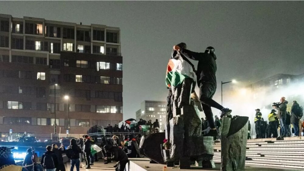 جبهه جدید علیه اشغالگران این بار در آمستردام/ قطع ارتباط با ۷ صهیونیست و افزایش تعداد زخمی‌ها