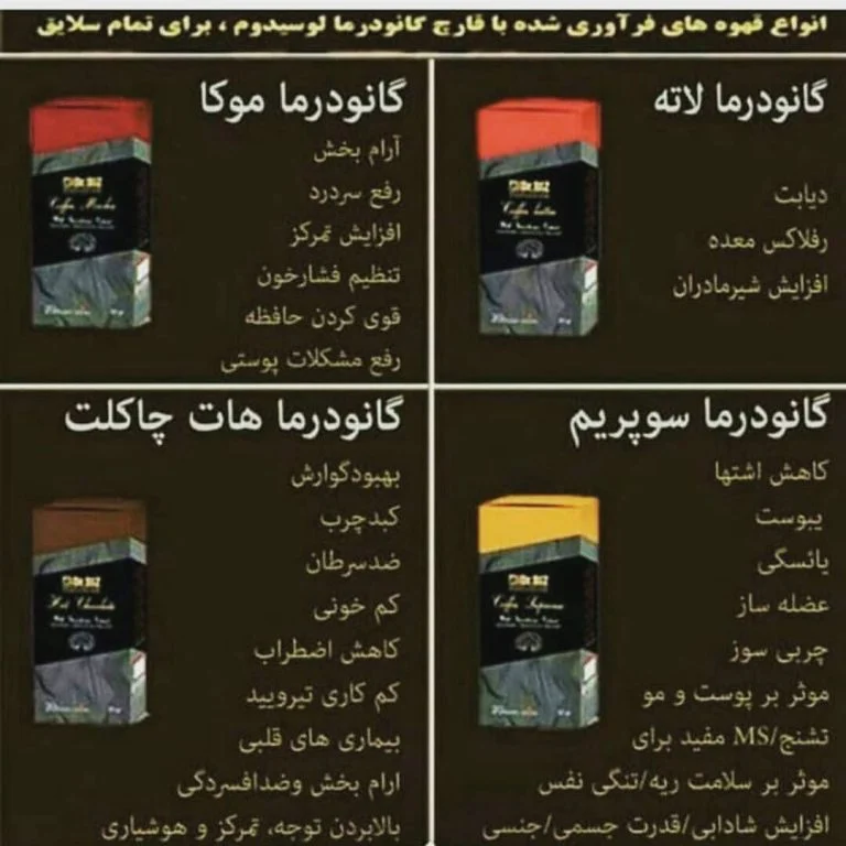 گانودرما قیمت و خرید قهوه لاته گانودرما دکتر بیز با قارچ گانودرما