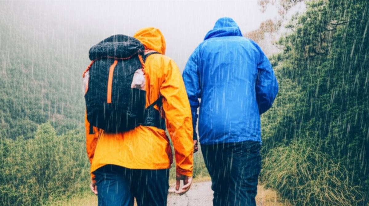 بهترین جنس لباس برای طبیعت گردی و کوهنوردی در هوای بارانی