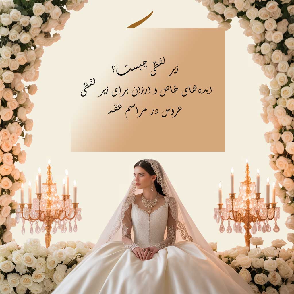 زیر لفظی چیست + ایده برای زیر لفظی عروس در مراسم عقد