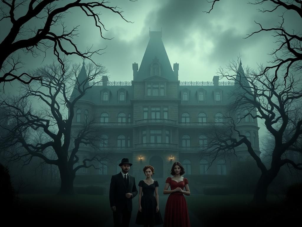 خانه گوتیک خانواده اسکن - تاریخچه اسرارآمیز و معماری منحصربه فرد