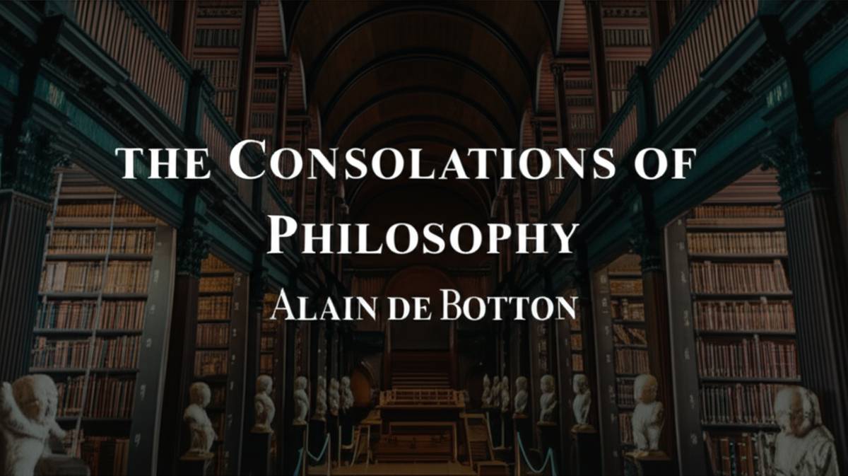 خلاصه کتاب تسلی بخشی های فلسفه آلن دوباتن: نکات کلیدی