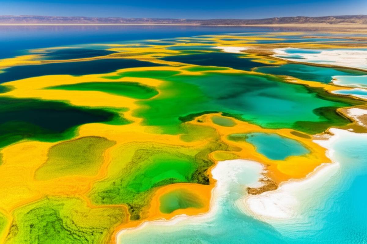 باتری | گردشگری دریاچه اسپاتد | زیباترین و عجیب ترین دریاچه های جهان