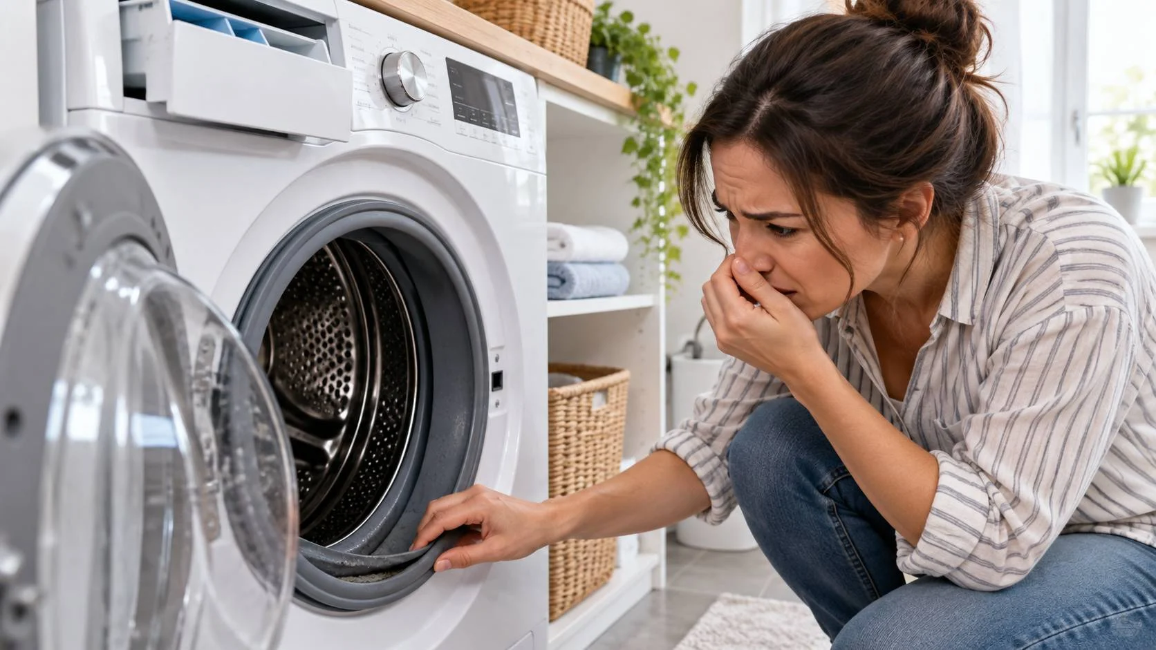 چرا ماشین لباسشویی بوی نامطبوع میدهد؟ (بررسی 10 دلیل شایع + راه حل)