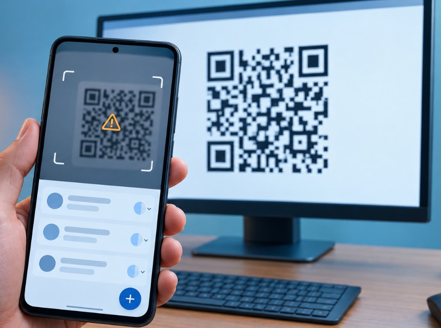 مشکل اسکن نکردن google authenticator در گوشی اندرویدی