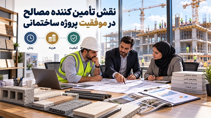 نقش تأمین کننده مصالح در موفقیت پروژه ساختمانی